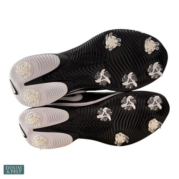 Nike Air Zoom Victory Tour 3 Golf Shoes Black White Leather Spiked Grip NEW~NIB! - Picture 14 of 16